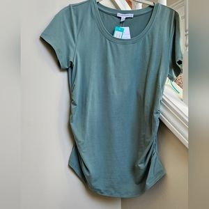 NWT Sage Green Threads for Thought Maternity shirt